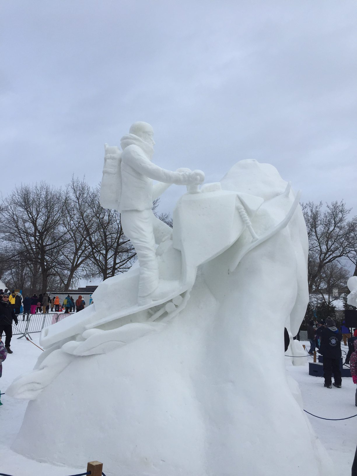 snowflake kingdom at jacques cartier park