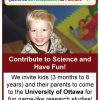 Child Development Laboratories at the University of Ottawa Ad Labs-ChildDevelopmentLabs-LabosDéveloppementEnfant-1