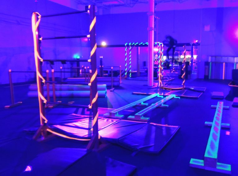 Glow in the Dark Obstacle Racing at N.U.T.S Ottawa Kids
